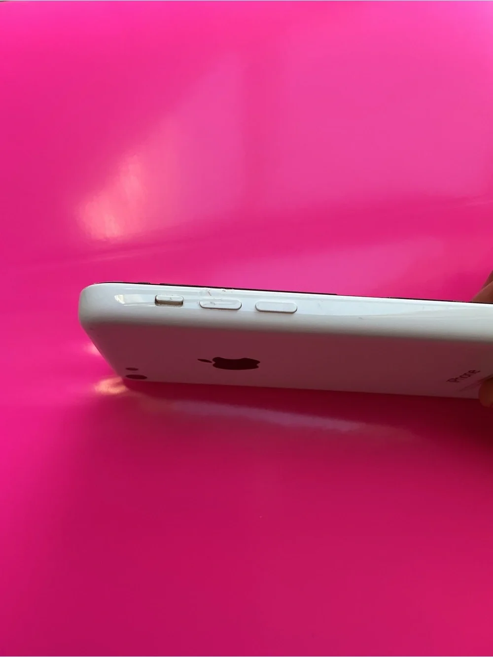Apple iPhone in white with black front